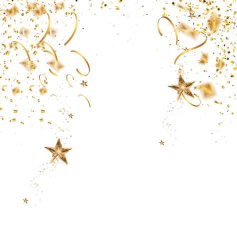 Gold Confetti Png - Clip Art Library