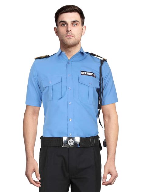 Buy DeeNA UNIFORMS Security Guard Uniform Shirt (Sky Blue) at Amazon.in