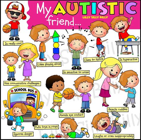 Autistic Boy Clipart Face