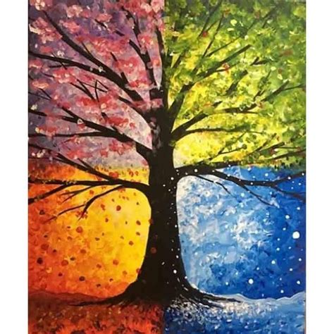 Easy Canvas Painting, Simple Acrylic Paintings, Night Painting ...