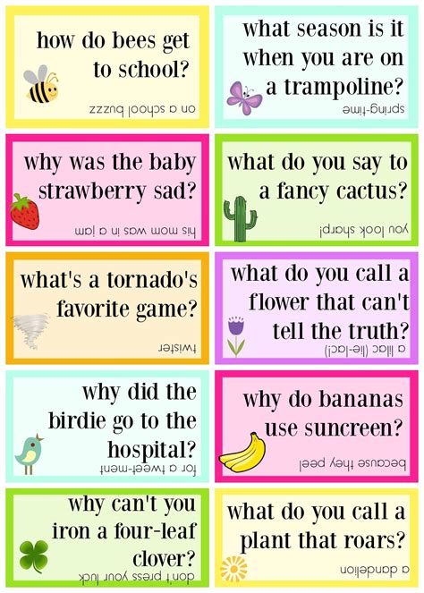 Printable Dad Jokes