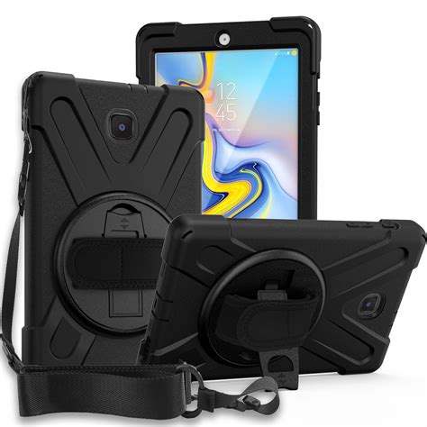 KIQ Galaxy Tab A 8 Inch case with Screen Protector, Tempered Glass ...