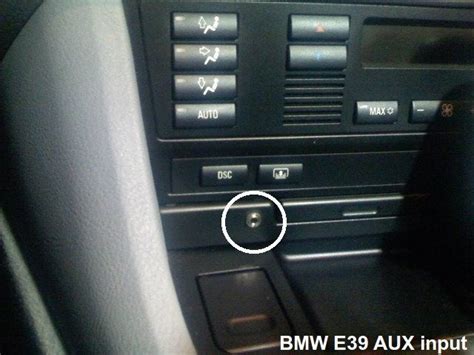 Bmw e46 aux input installation