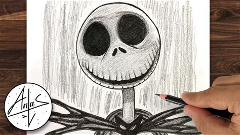 How To Draw Jack Skellington | Halloween Drawings Scary - YouTube