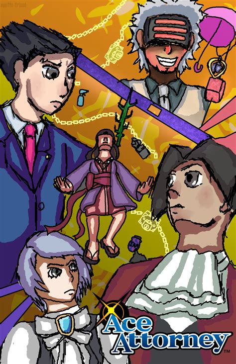 Ace Attorney Trilogy fanart! by MantisFriend on Newgrounds