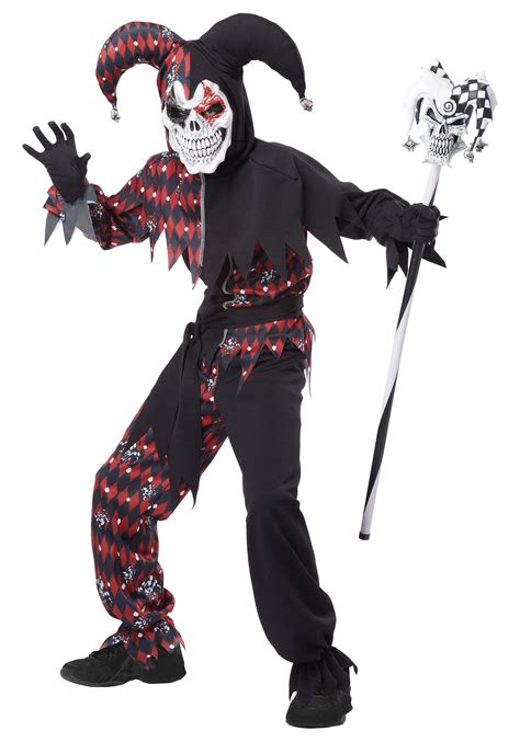 Child's Sinister Jester Costume