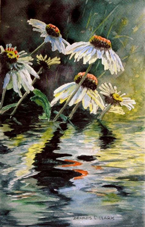 How to Paint Flower Reflections in Water in Watercolor — Online Art Lessons