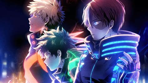 My Hero Academia Wallpaper 4K, Katsuki Bakugo, Izuku Midoriya