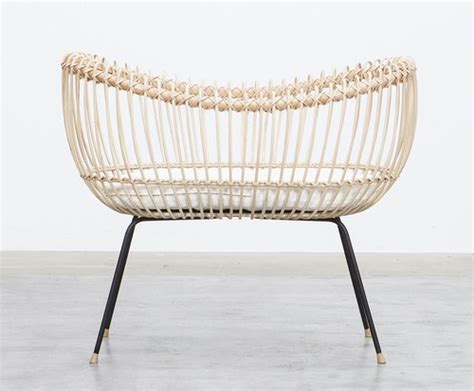 Babycrib Lola: Modern Rattan Baby Crib with Metal Stand – Modern Baby ...