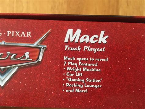 MACK TRUCK PLAYSET Supercharged Disney Pixar Cars Collectible Hauler ...