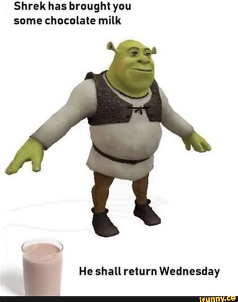 #shrek #memes #funny - Shrek has brought you some chocolate milk He ...