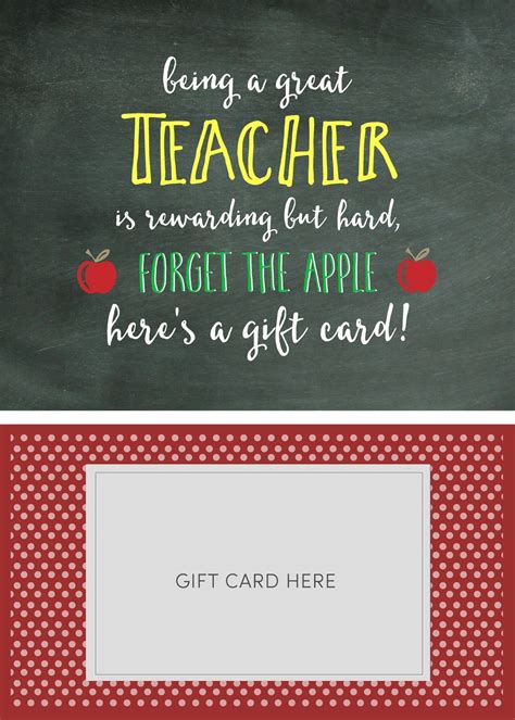 Teacher Appreciation Gift Card Holder - Lil' Luna