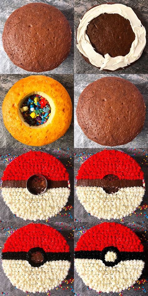 Easy Pokemon Cake {Pokeball Cake} - Sugary Sin