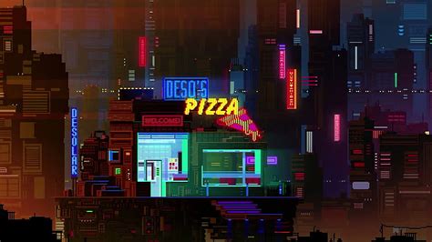 Cyberpunk Pixel Art Wallpaper Phone - technology