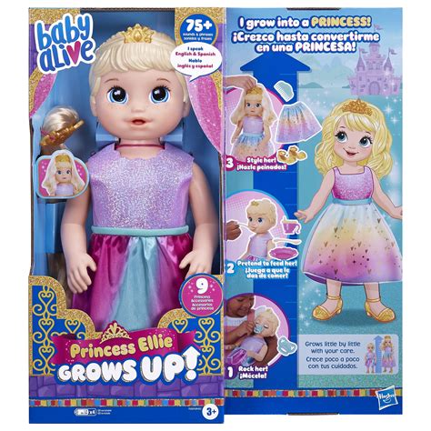 Buy Baby Alive Princess Ellie Grows Up! Interactive Doll with ...