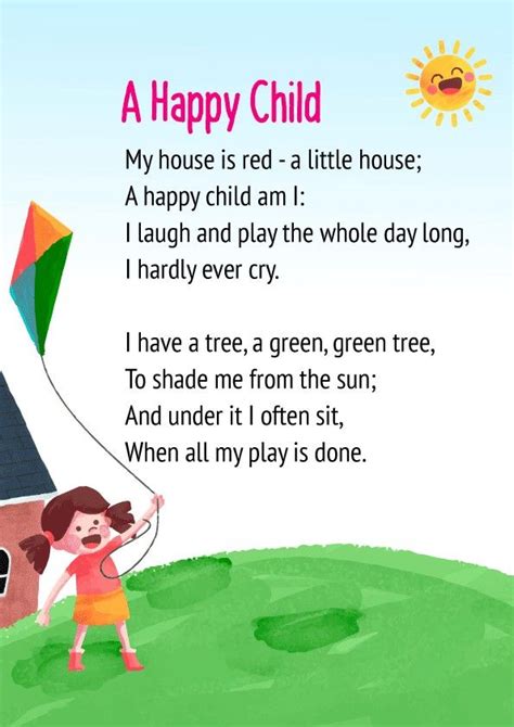 Short Poems For Kids - Very Funny Poems | Funny poems for kids, Kids ...