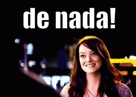 De Nada Emma Stone Joinha GIF - Youre Welcome Emma - Discover & Share ...