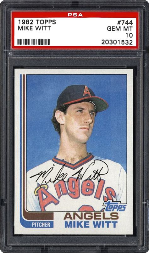 Auction Prices Realized Baseball Cards 1982 Topps Mike Witt