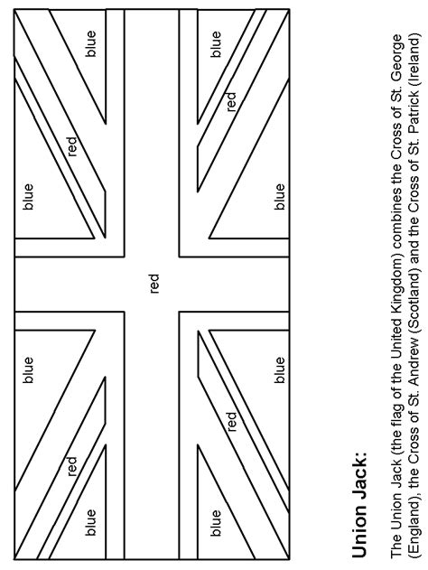 England Flag Coloring Pages - Learny Kids