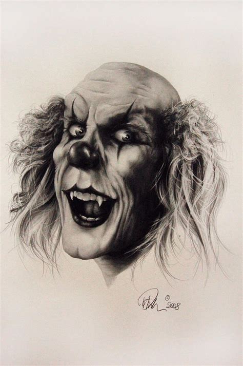 Evil Clown Drawings Evil clown drawing circus halloween carnival png ...