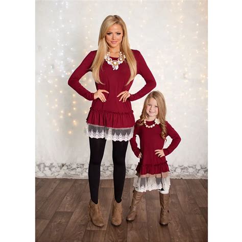 2016 Autumn Holiday Family Christmas Matching Outfits Mother And ...