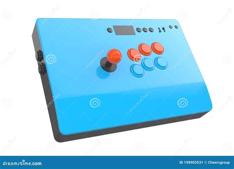 Vintage Arcade Stick with Joystick and Tournament-grade Buttons Stock ...