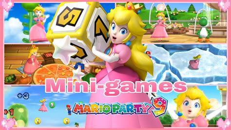 🌸 Mario Party 9 (All Mini-Games) Peach Gameplay 🌸 - YouTube