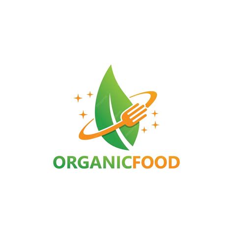 Premium Vector | Organic Food Logo Template Design