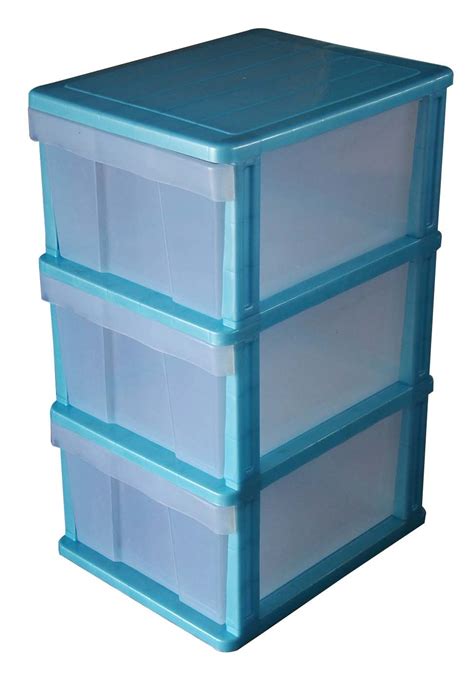 Plastic Storage Bins Drawers. Plastic Storage Drawer Cart, 3 Large ...