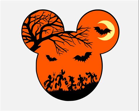 Disney Halloween SVG Mickey Halloween svg Mickey ears | Etsy