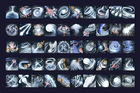 Free 50 RPG Aeromancer Skill Icons Download - CraftPix.net