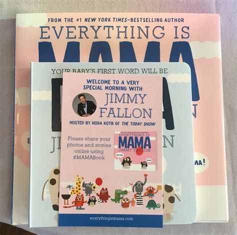 Jimmy Fallon Mama Book - MomTrends