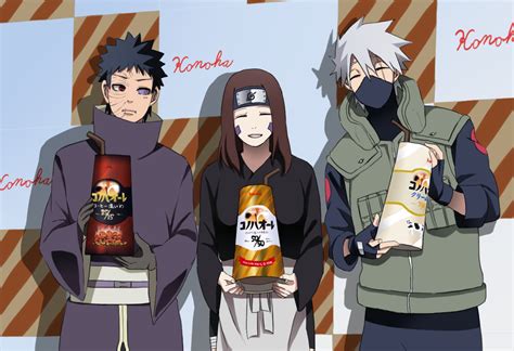 Team Minato afbeeldingen Obito Uchiha, Rin and Kakashi Hatake HD ...