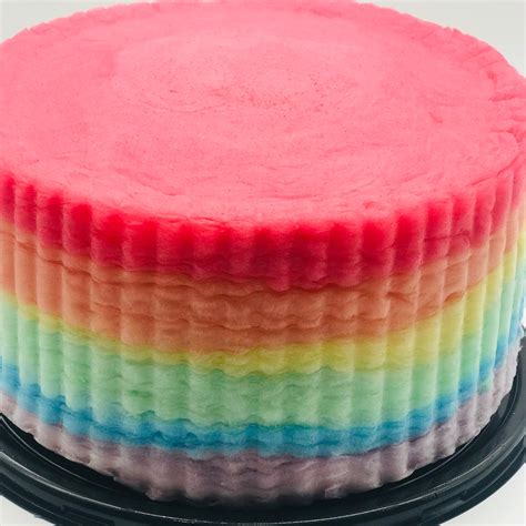 Rainbow Cotton Candy Cakes – Candy With A Twist