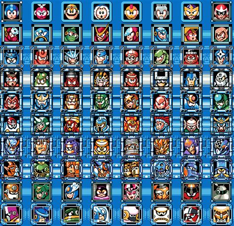 Image - Megaman 8 bit bosses 1-10 no names.png | Sprite Stitch Wiki ...