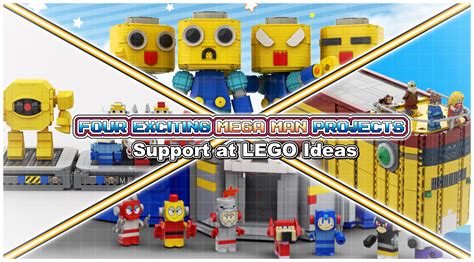 Rockman Corner: Four Mega Man Sets Hit "LEGO Ideas"