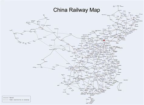 China High Speed Rail Network Map - China Map Tourist Destinations