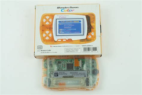 Bandai Wonderswan Color Crystal Orange Console WS Box From Japan | eBay