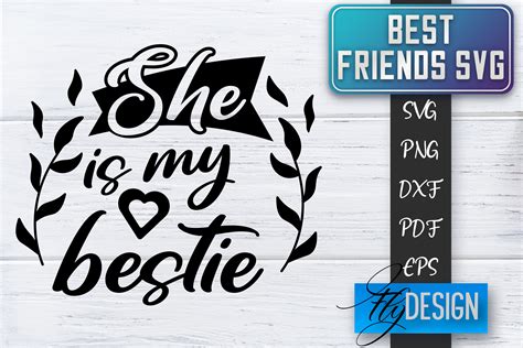 Best Friends SVG | Best Friends Quotes Graphic by flydesignsvg ...