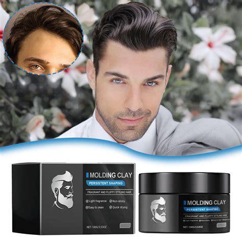 Hydrating Moisturizing For Damaged hair Men's Hair Styling Set Lasting ...