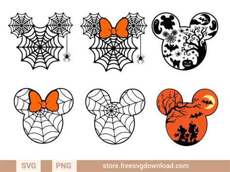 Mickey Head Halloween SVG Bundle (FSD-K24) - Store Free SVG Download