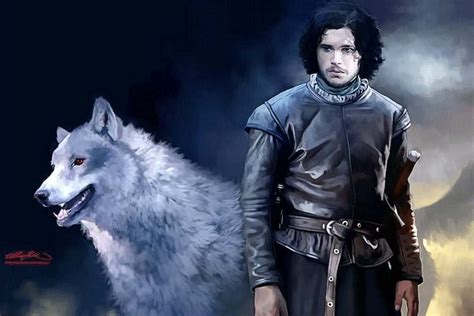 Jon Snow Wolf Wallpapers - Wolf Background Images