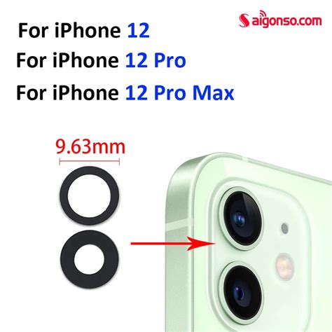 Thay mặt kính Camera iPhone 12 Pro Max Chính Hãng Tại TP.HCM