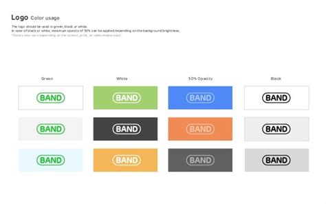 BAND App - Logo Design Guideline