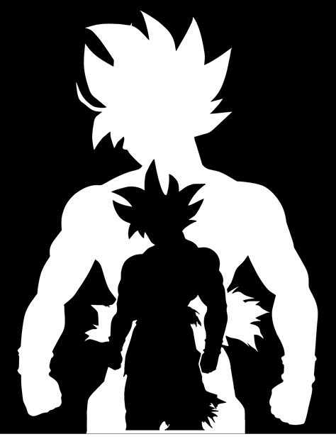 STL file Stencil goku 🎨・Model to download and 3D print・Cults