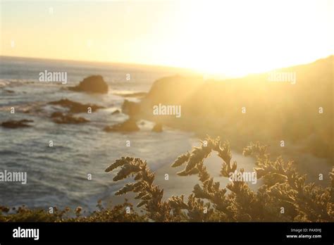 Big Sur Sunset Stock Photo - Alamy