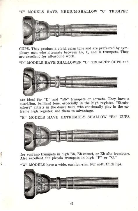 Laskey Trumpet Mouthpiece Sizes at Frank Bowser blog