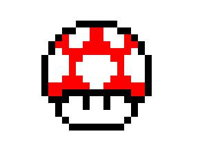 mario mushroom | Pixel Art Maker