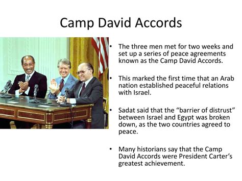 Camp David Accords Agreements 2025 Dates - Jori Roxine