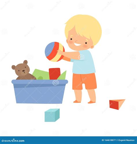 Tidy Up Toys Clipart